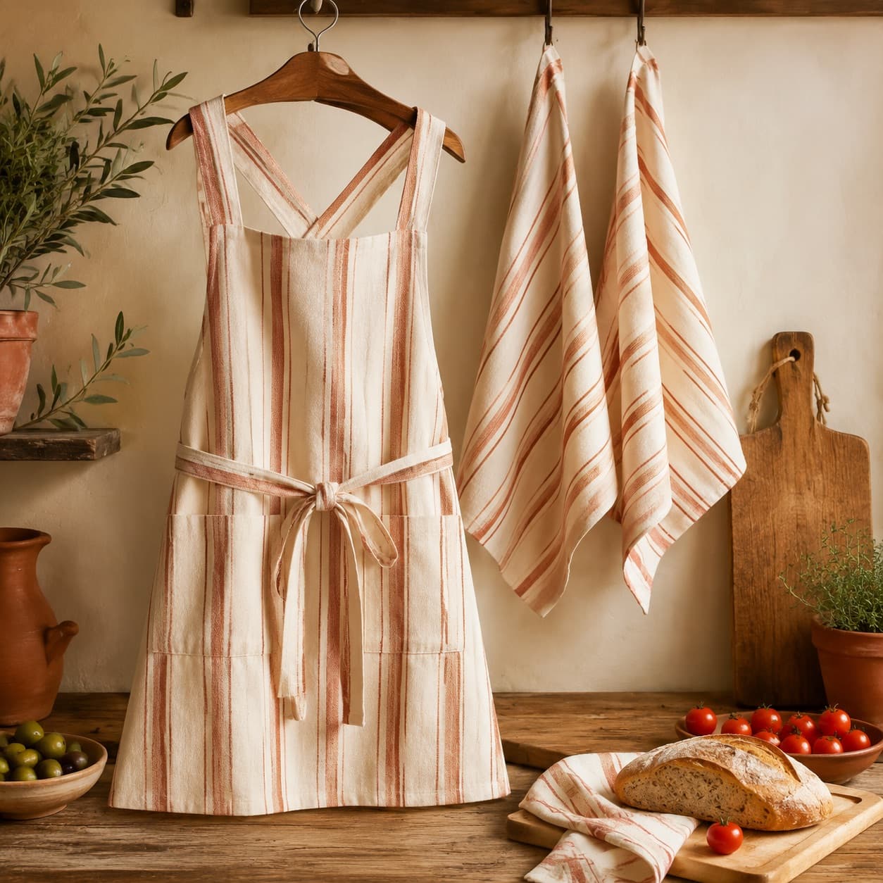 Apron & Tea Towel Set