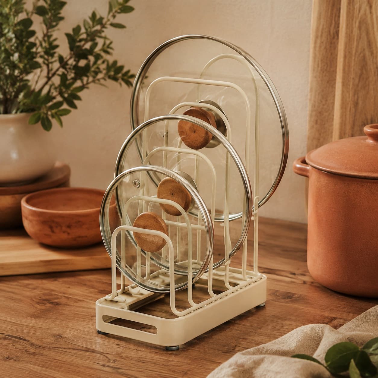 Pot Lid Holder Rack
