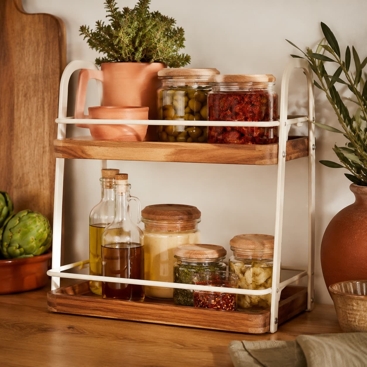 Tiered Counter Shelf